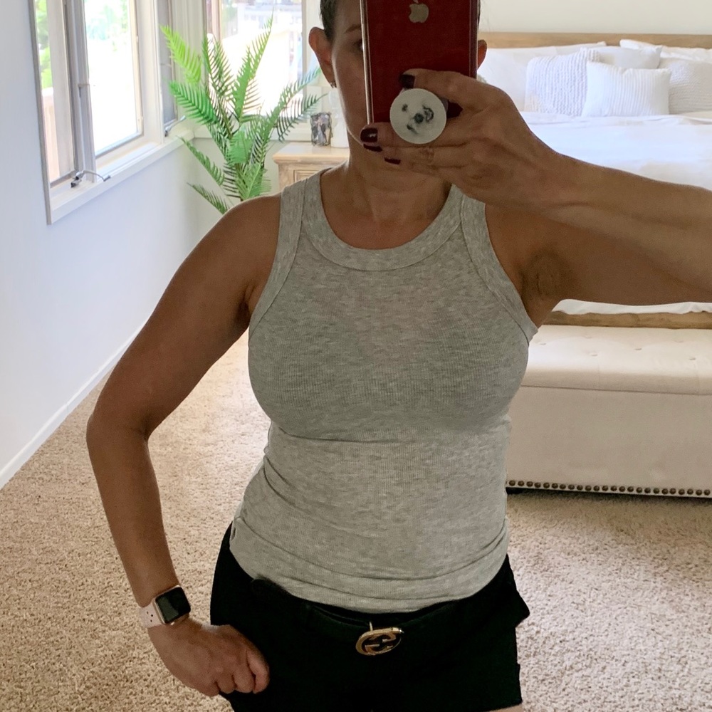 🆕 WAIF High Neck Ribbed Tank SO SOFT - Picture 3 of 7